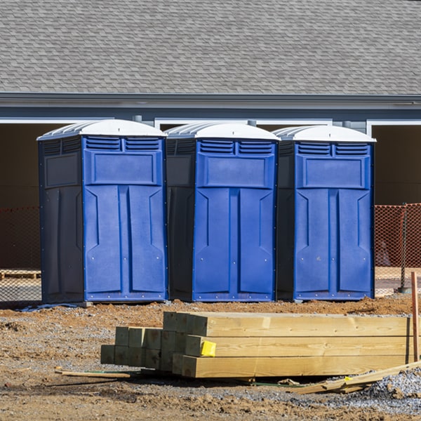 how do you dispose of waste after the portable toilets have been emptied in Copperopolis